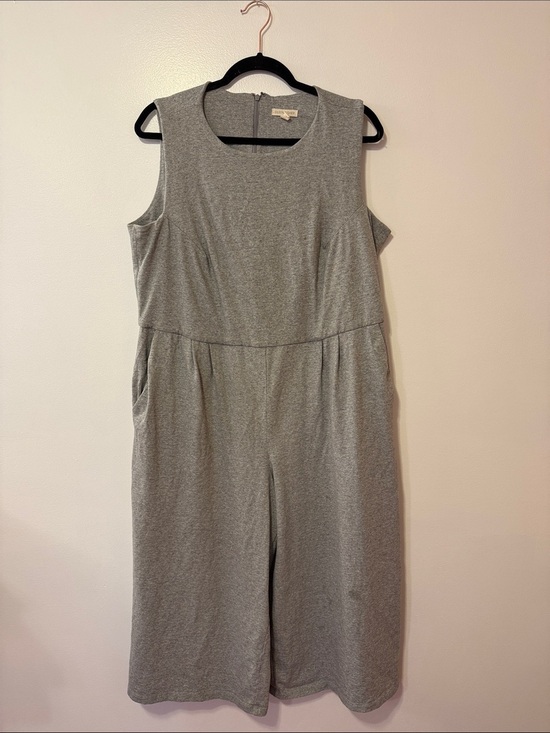 Eileen Fisher Pants - Eileen Fisher Gray Sleeveless Wide Leg Jumpsuit Women’s XL Minimalist
